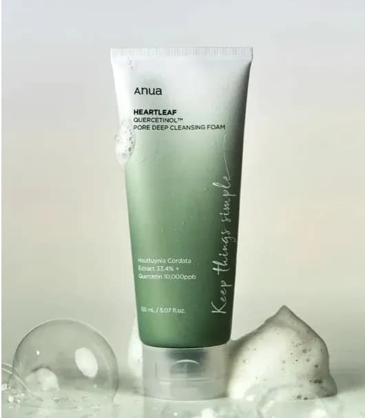 ANUA Heartleaf Quercetinol Pore Deep Cleansing Foam