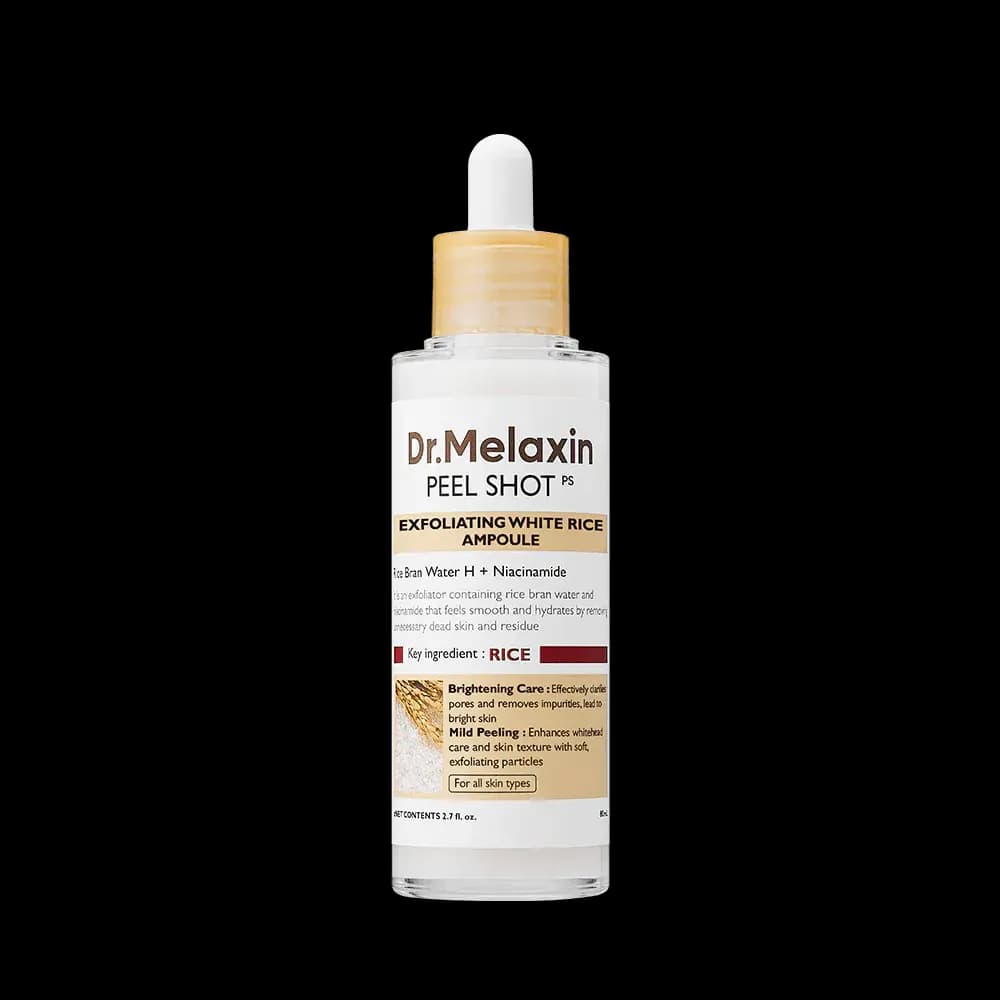 Dr. Melaxin Peel Shot Exfoliating White Rice Ampoule – 80 ml